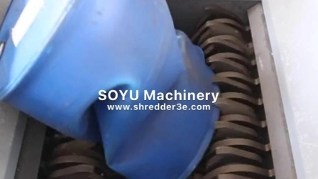 Four Shaft Shredder/Plastic Crushing Machine/Plastic Pail Shredder